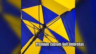 Guarda-chuvas de golfe personalizados de 60 polegadas para marca corporativa